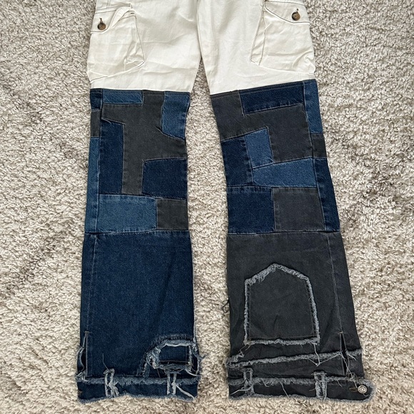 NWT Jaded London Patchwork Jeans Size 24 - Picture 5 of 9